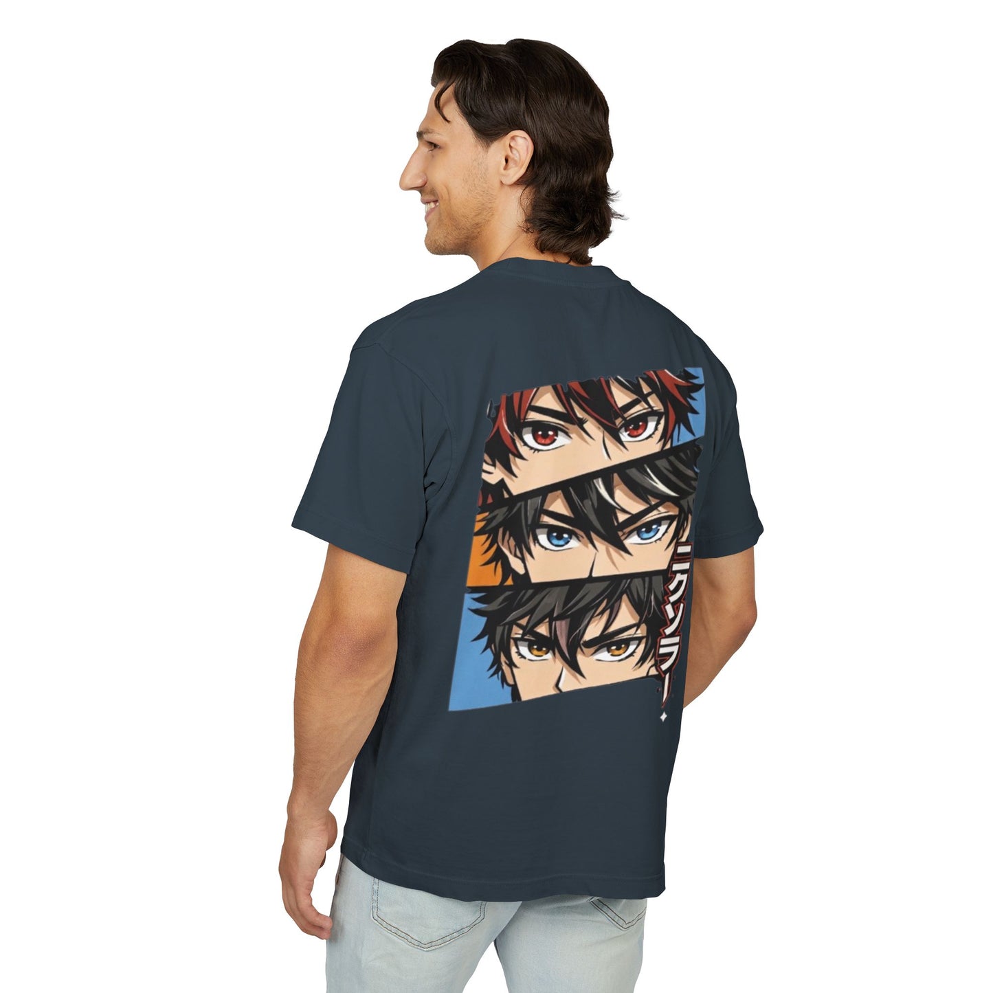 Nyxora 3 Eyes Anime- Unisex Urban Heavy Tee