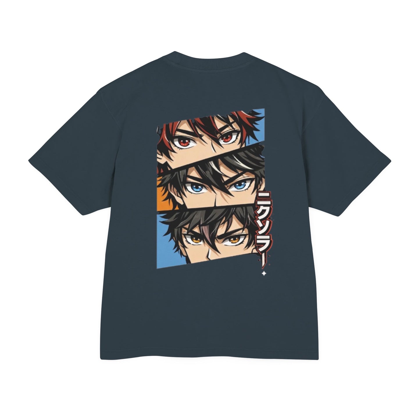 Nyxora 3 Eyes Anime- Unisex Urban Heavy Tee